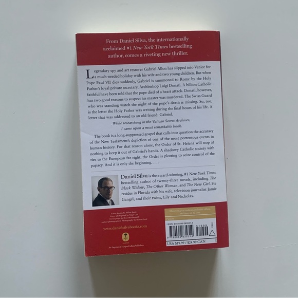 “The Order” a novel by Daniel Silva - EUC - Picture 2 of 3